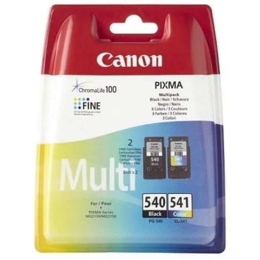 Canon PG-540 + CL-541 komplet, original / Odprodaja – Poškodovana embalaža - E-kartuse.si