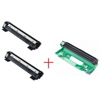 Toner in boben za Brother 2x TN-1030 + DR-1030 boben, kompatibilna - E-kartuse.si