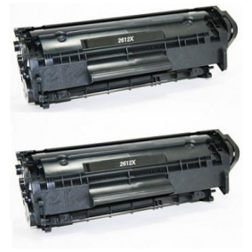 Toner za HP 12X (Q2612X) dvojno pakiranje, kompatibilna - E-kartuse.si