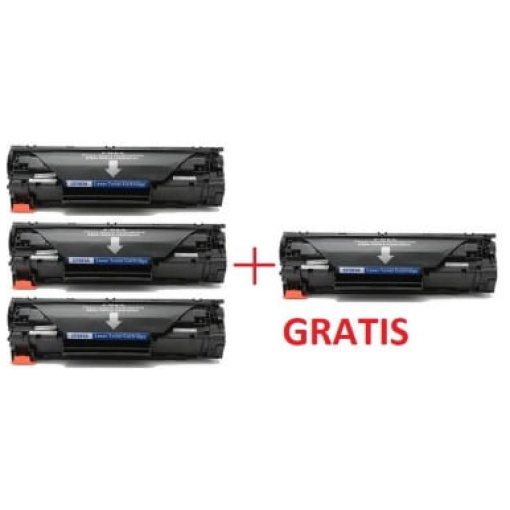 Toner za HP 83A (CF283A) kompatibilna, 3+1 GRATIS - E-kartuse.si