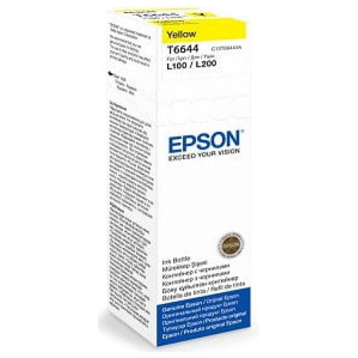 Črnilo Epson T6644 (C13T66444A) rumena, original / Odprodaja - E-kartuse.si